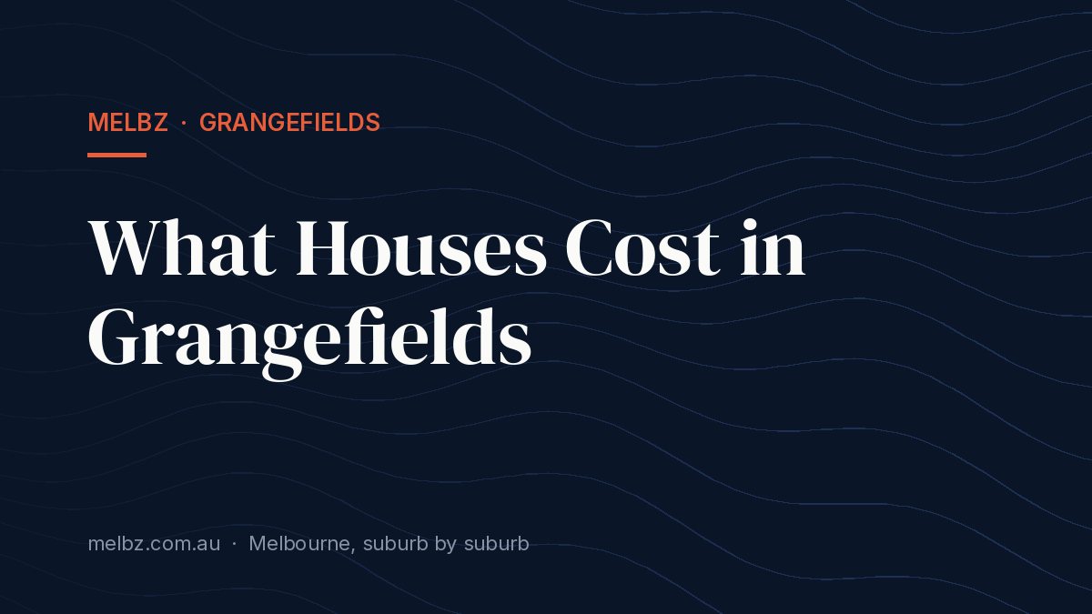 Title card: What Houses Cost in Grangefields