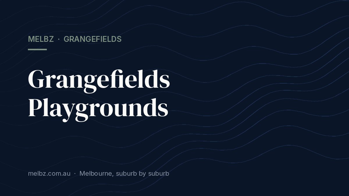 Title card: Grangefields Playgrounds