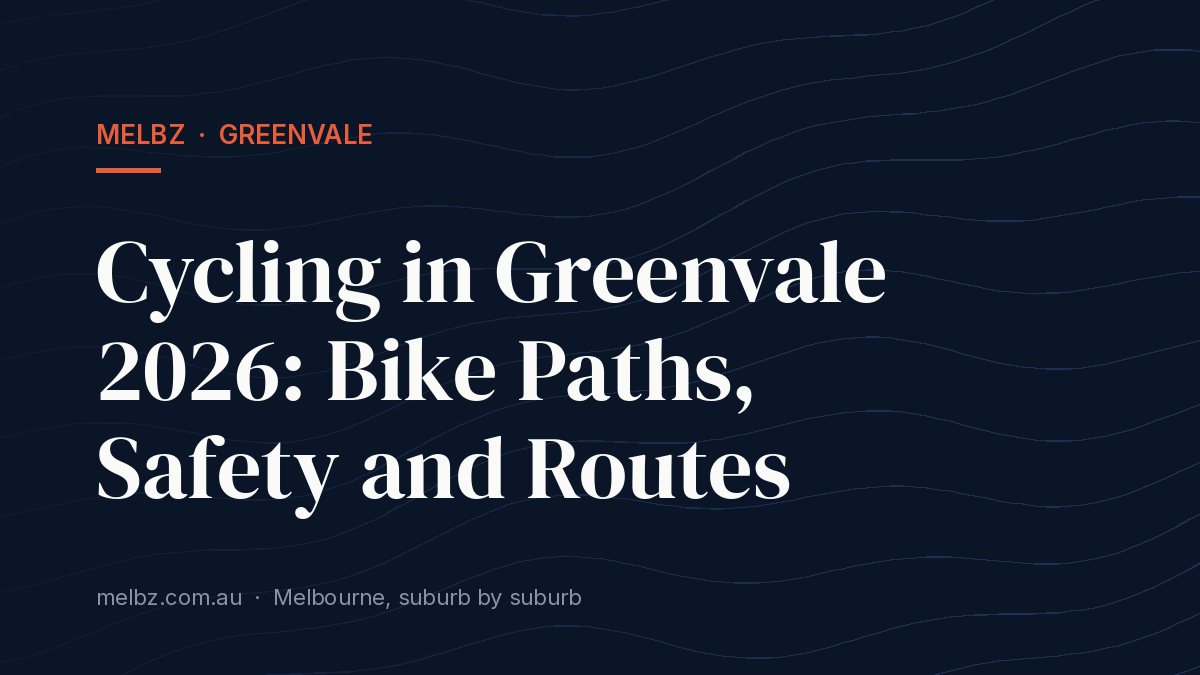 Title card: Cycling in Greenvale 2026: Bike Paths, Safety and Routes