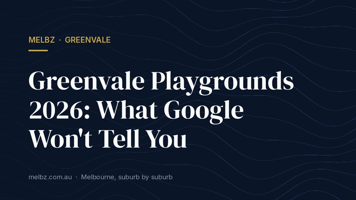 Title card: Greenvale Playgrounds 2026: What Google Won't Tell You