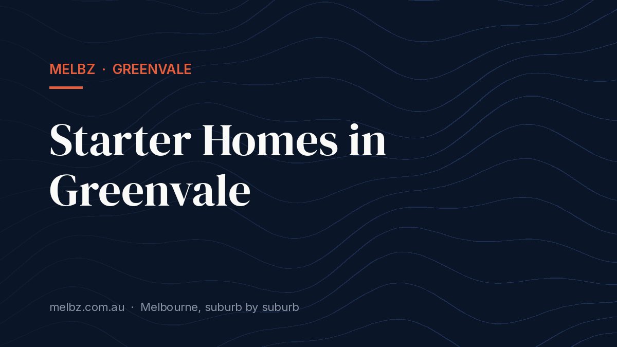 Title card: Starter Homes in Greenvale