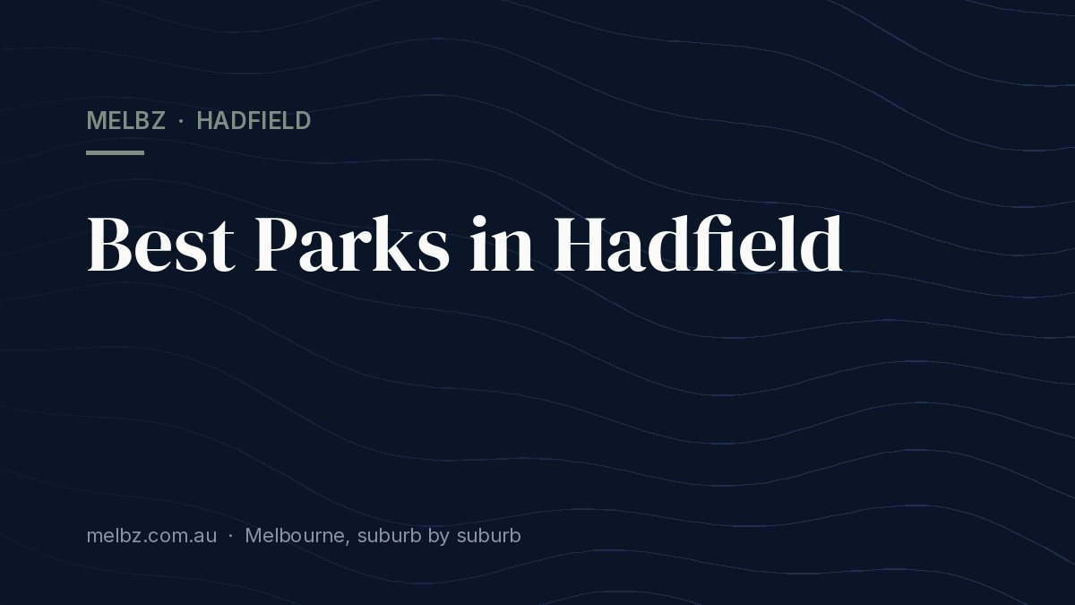 Title card: Best Parks in Hadfield