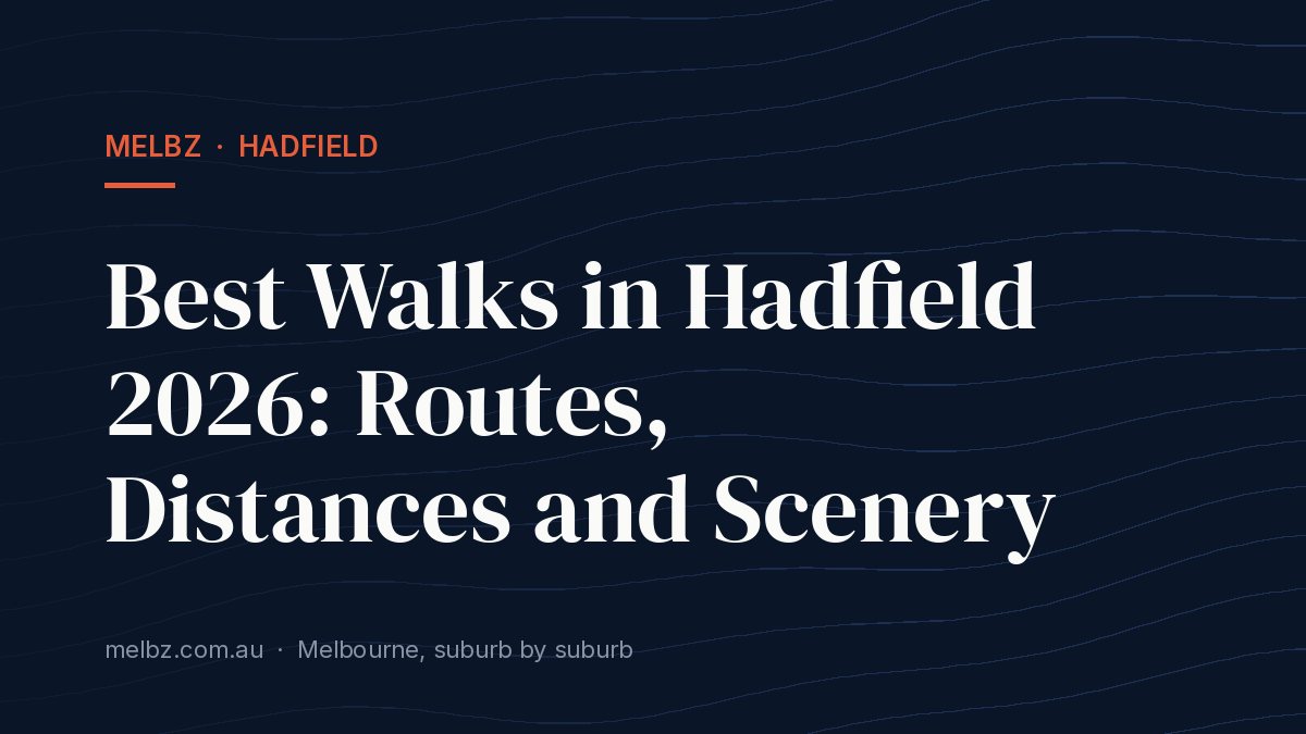 Title card: Best Walks in Hadfield 2026: Routes, Distances and Scenery