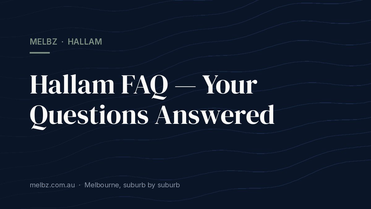 Title card: Hallam FAQ — Your Questions Answered