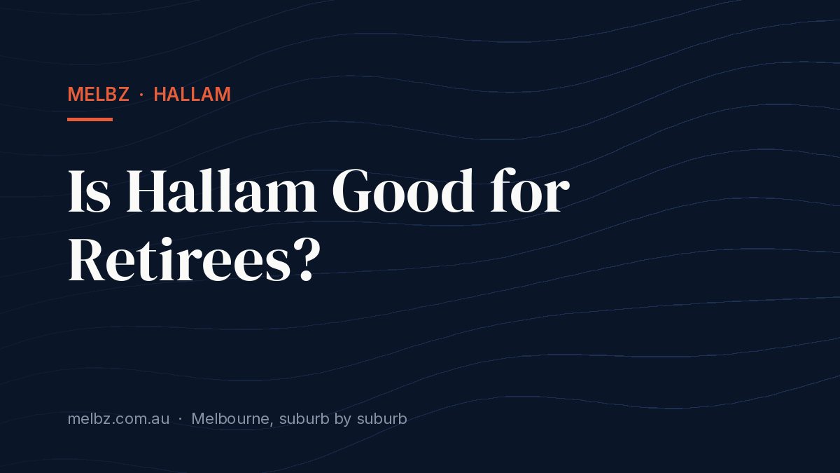 Title card: Is Hallam Good for Retirees?