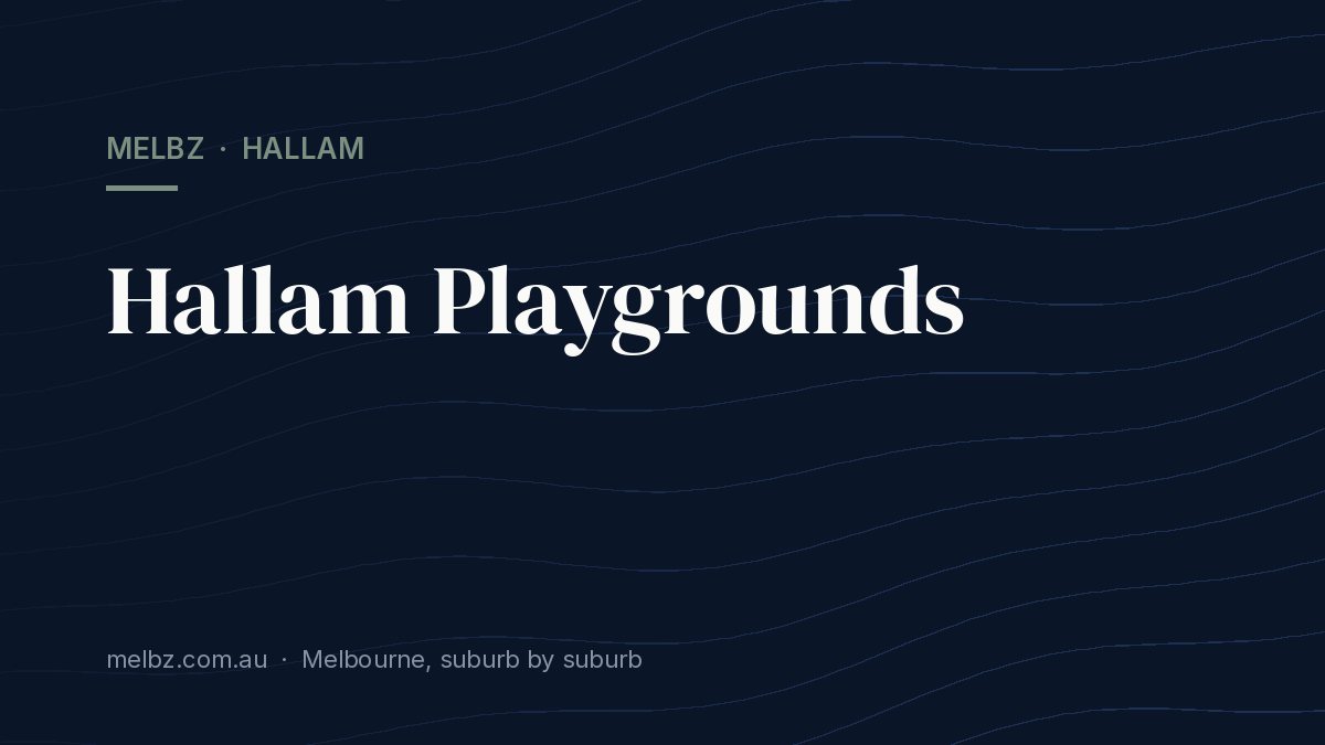 Title card: Hallam Playgrounds