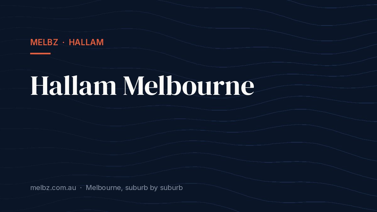 Title card: Hallam Melbourne