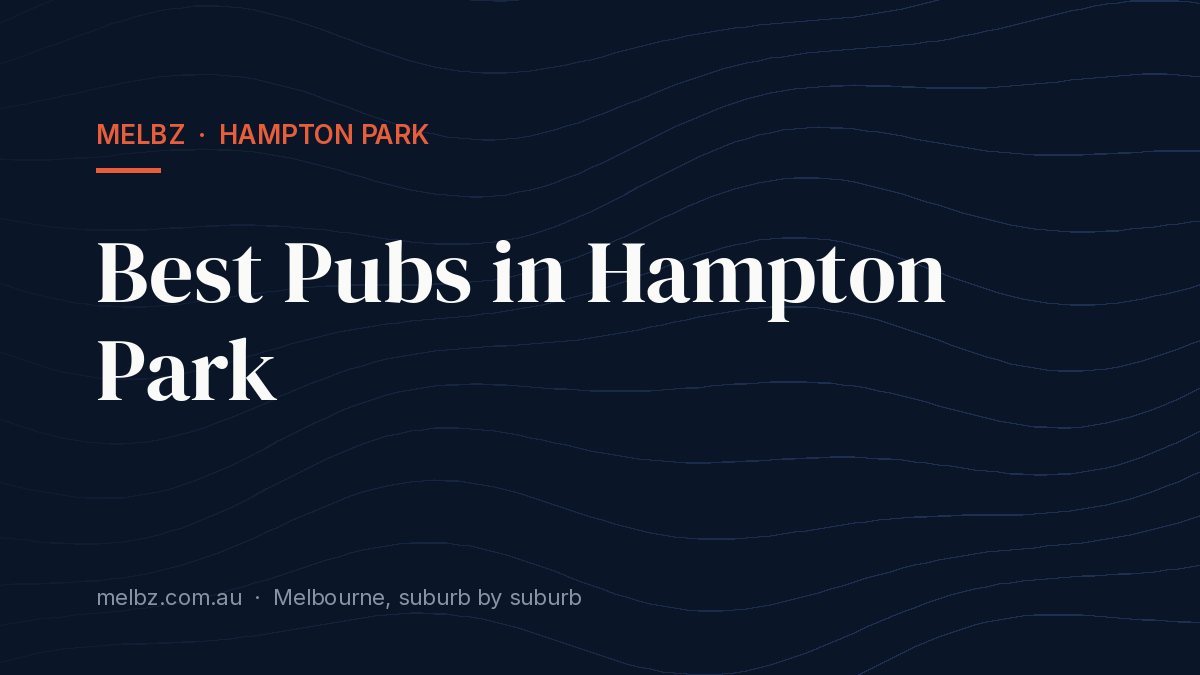 Title card: Best Pubs in Hampton Park