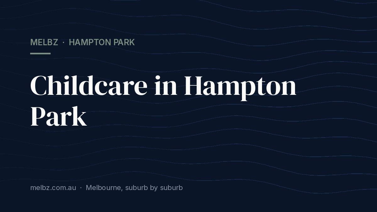 Title card: Childcare in Hampton Park
