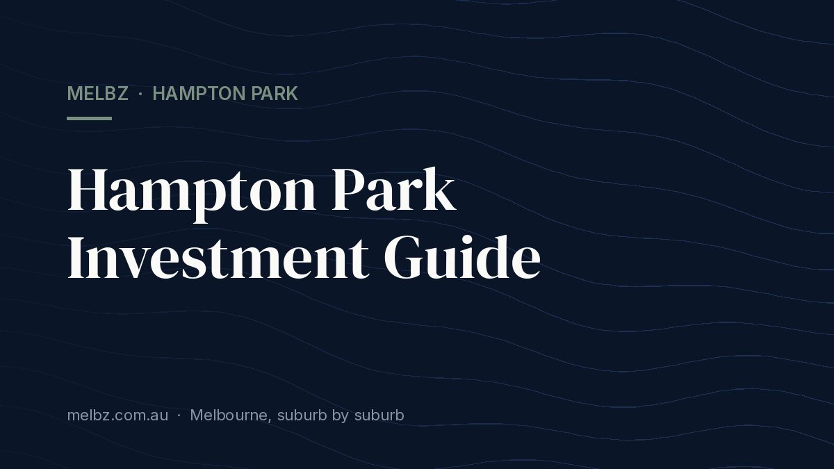 Title card: Hampton Park Investment Guide