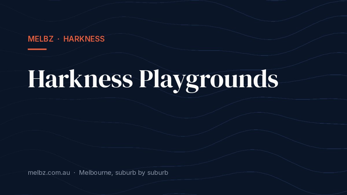 Title card: Harkness Playgrounds
