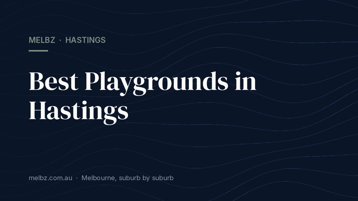 Title card: Best Playgrounds in Hastings