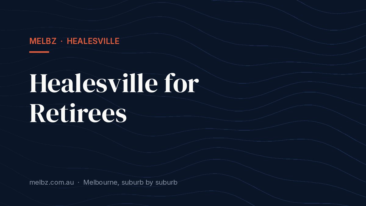 Title card: Healesville for Retirees
