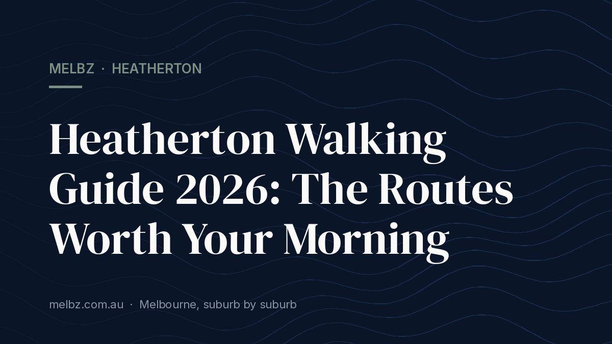 Title card: Heatherton Walking Guide 2026: The Routes Worth Your Morning