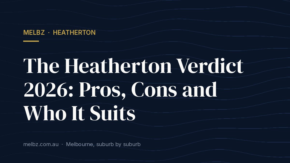 Title card: The Heatherton Verdict 2026: Pros, Cons and Who It Suits