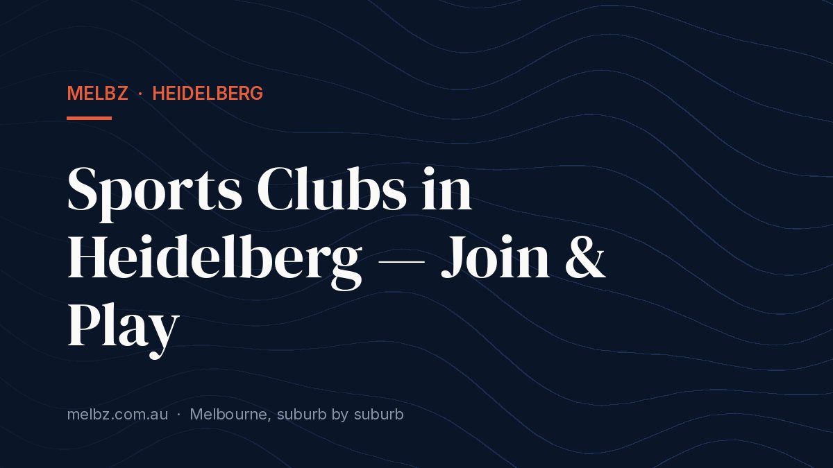 Title card: Sports Clubs in Heidelberg — Join & Play