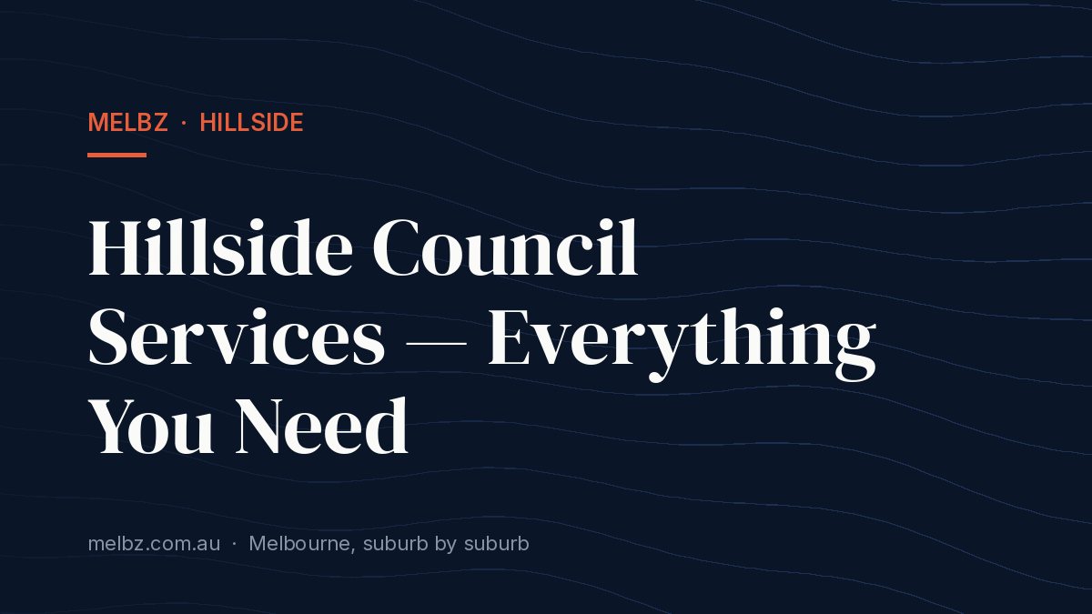 Title card: Hillside Council Services — Everything You Need