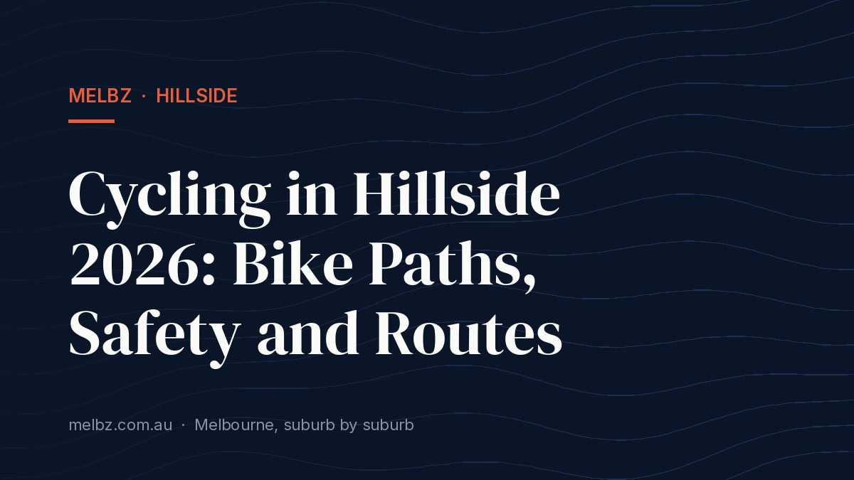 Title card: Cycling in Hillside 2026: Bike Paths, Safety and Routes