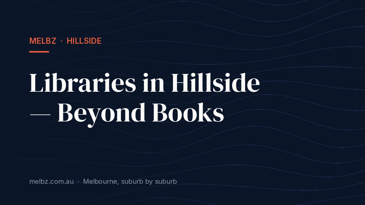 Title card: Libraries in Hillside — Beyond Books