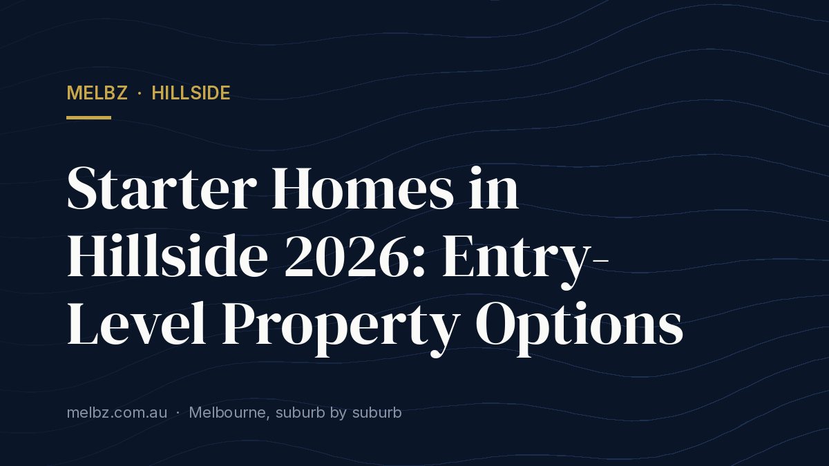 Title card: Starter Homes in Hillside 2026: Entry-Level Property Options