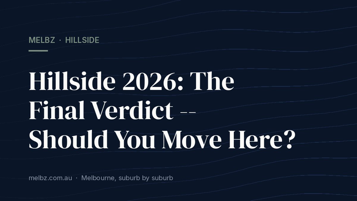 Title card: Hillside 2026: The Final Verdict -- Should You Move Here?
