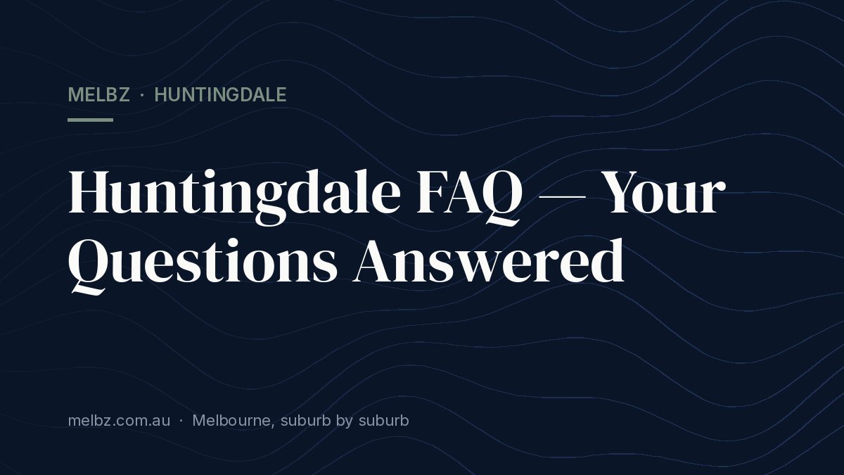 Living in an Apartment in Huntingdale