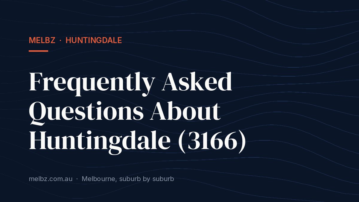 Living in an Apartment in Huntingdale
