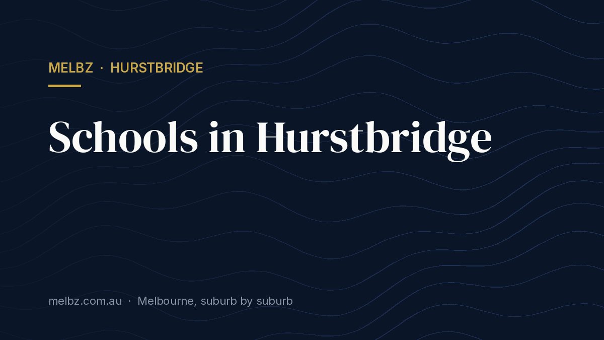 Title card: Schools in Hurstbridge