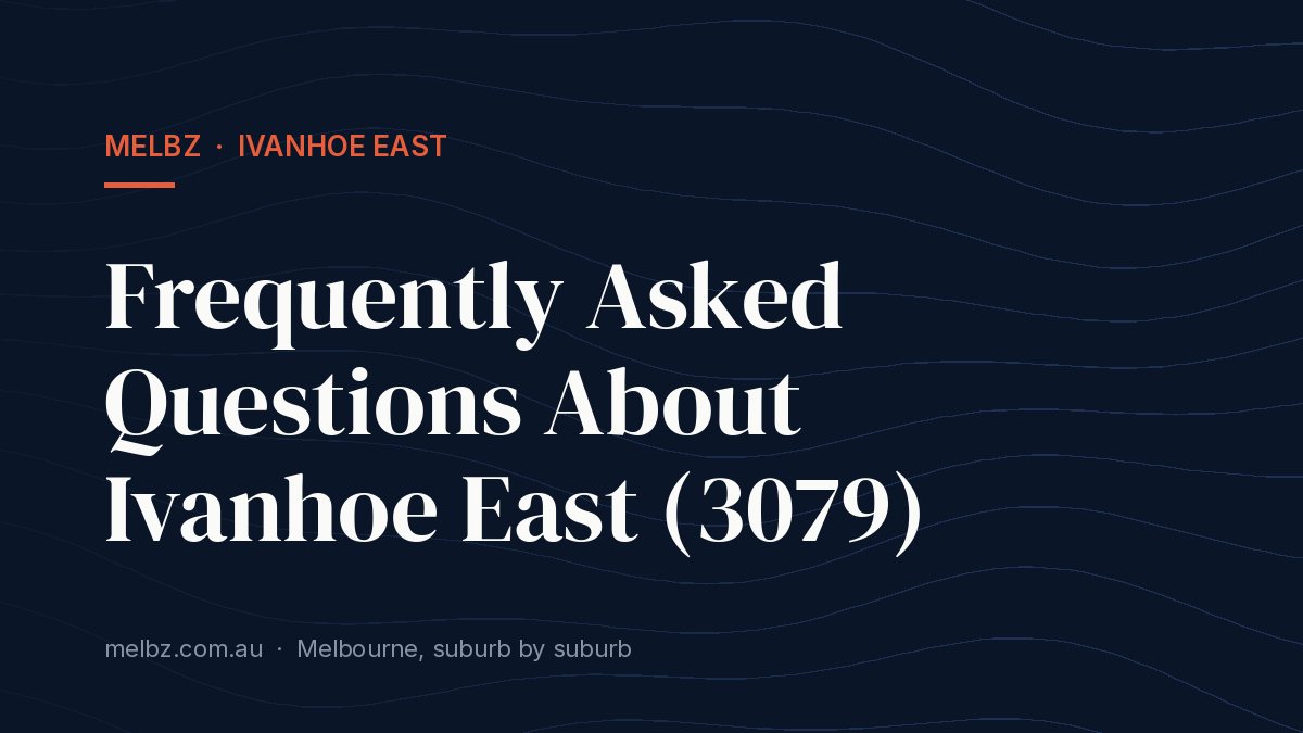 Best Bars in Ivanhoe East