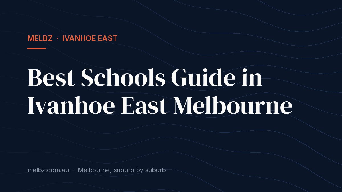 Title card: Best Schools Guide in Ivanhoe East Melbourne