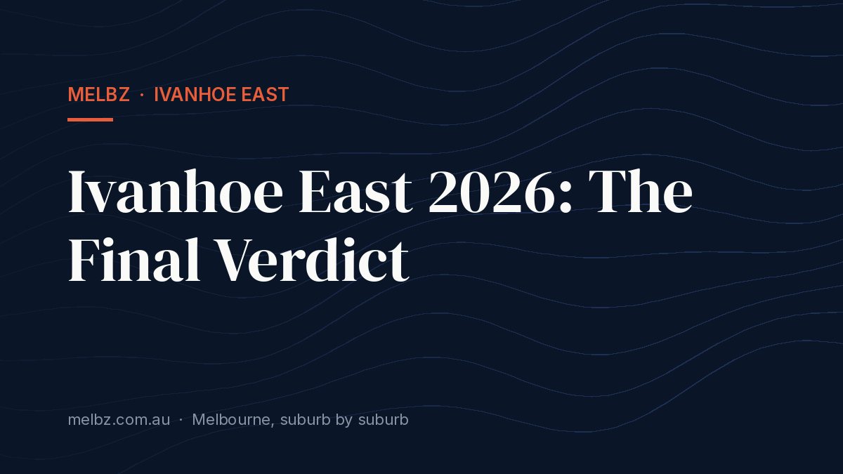 Title card: Ivanhoe East 2026: The Final Verdict