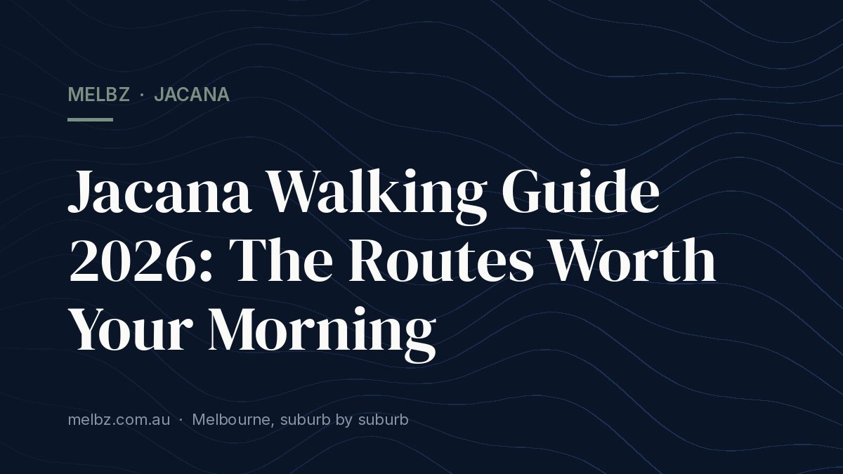 Title card: Jacana Walking Guide 2026: The Routes Worth Your Morning