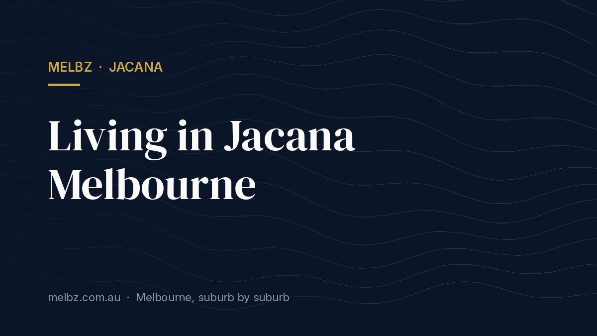Title card: Living in Jacana Melbourne