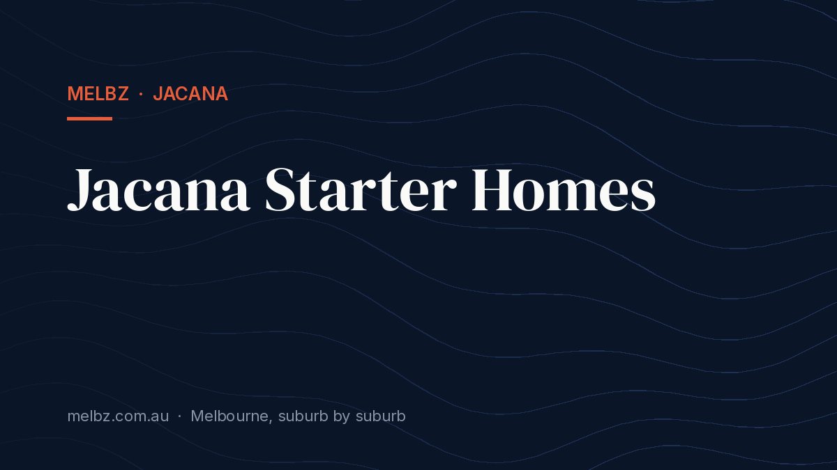 Title card: Jacana Starter Homes