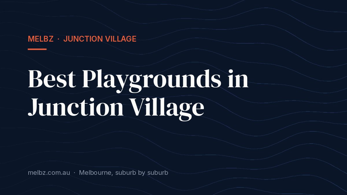 Title card: Best Playgrounds in Junction Village