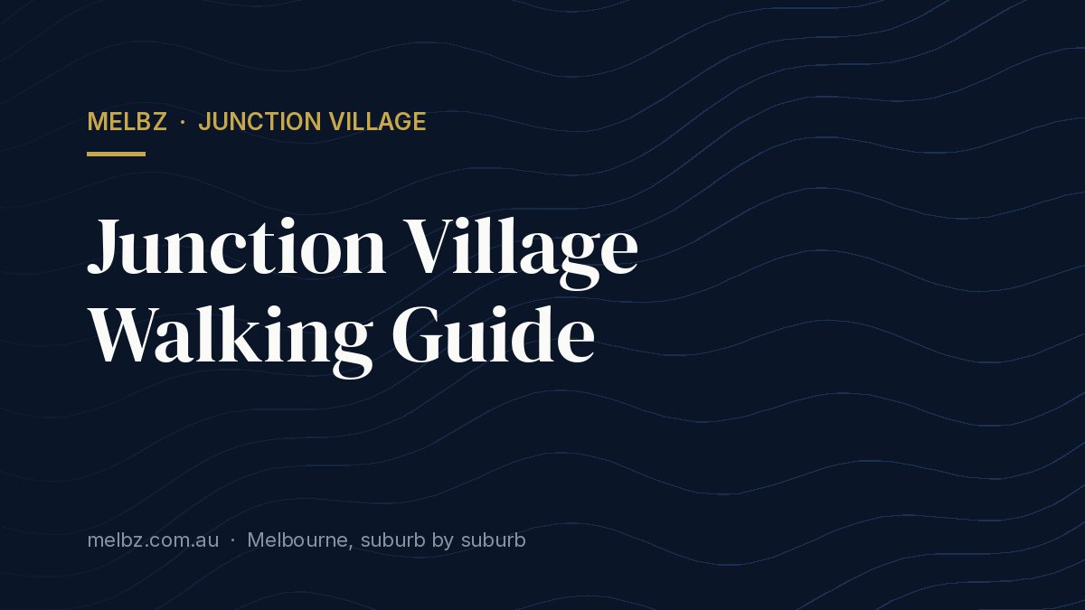 Title card: Junction Village Walking Guide