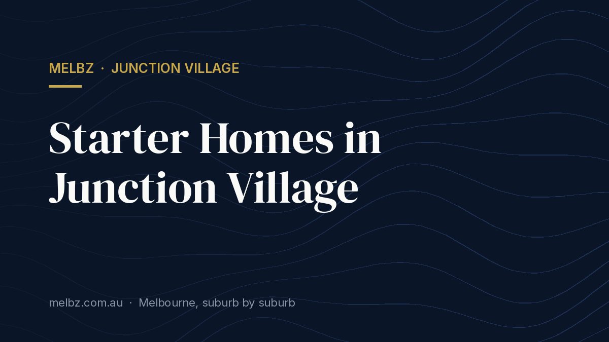 Title card: Starter Homes in Junction Village