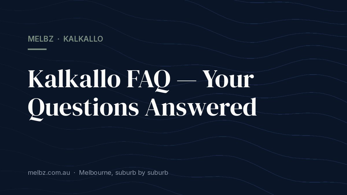 Title card: Kalkallo FAQ — Your Questions Answered