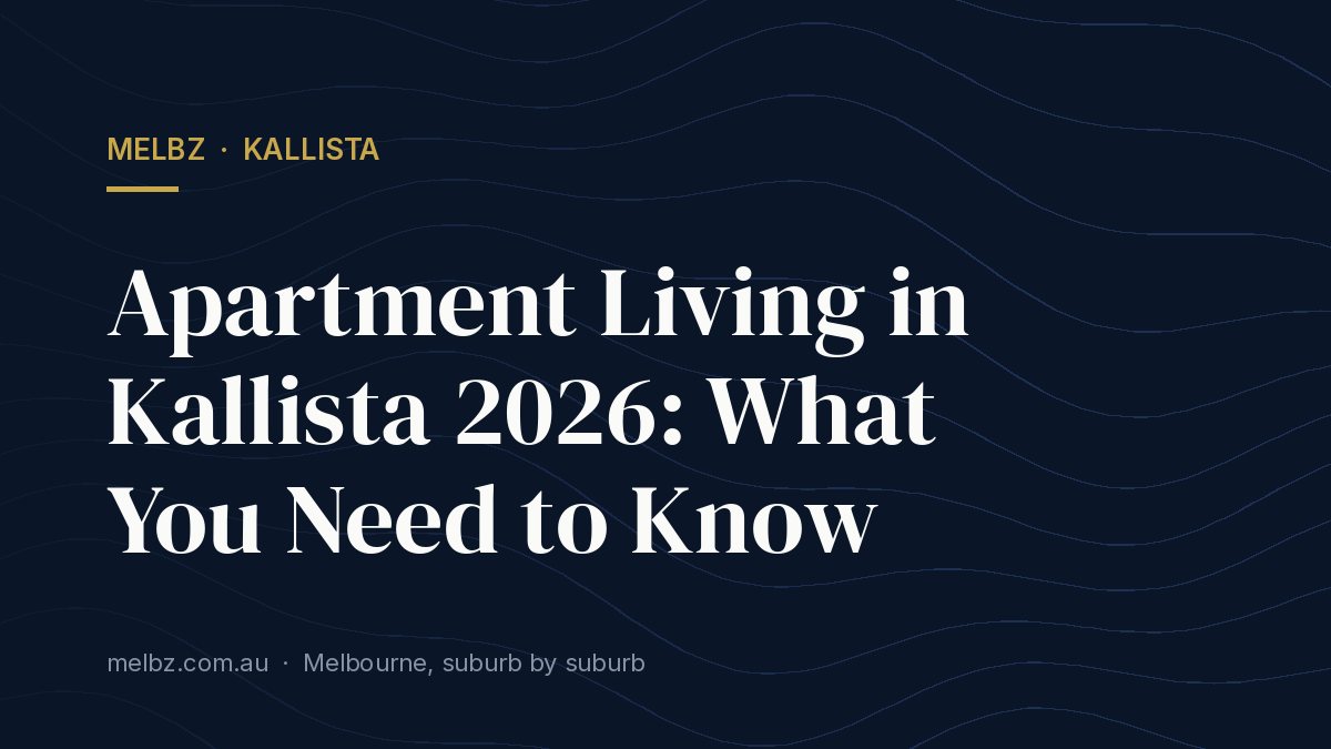 Title card: Apartment Living in Kallista 2026: What You Need to Know