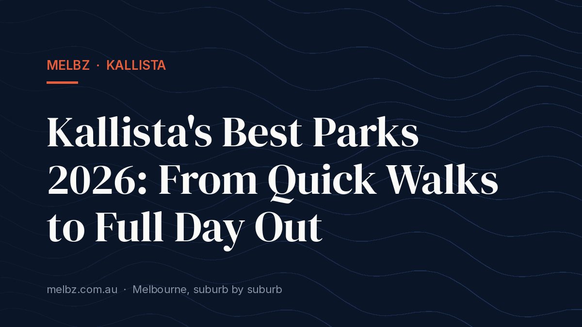 Title card: Kallista's Best Parks 2026: From Quick Walks to Full Day Out