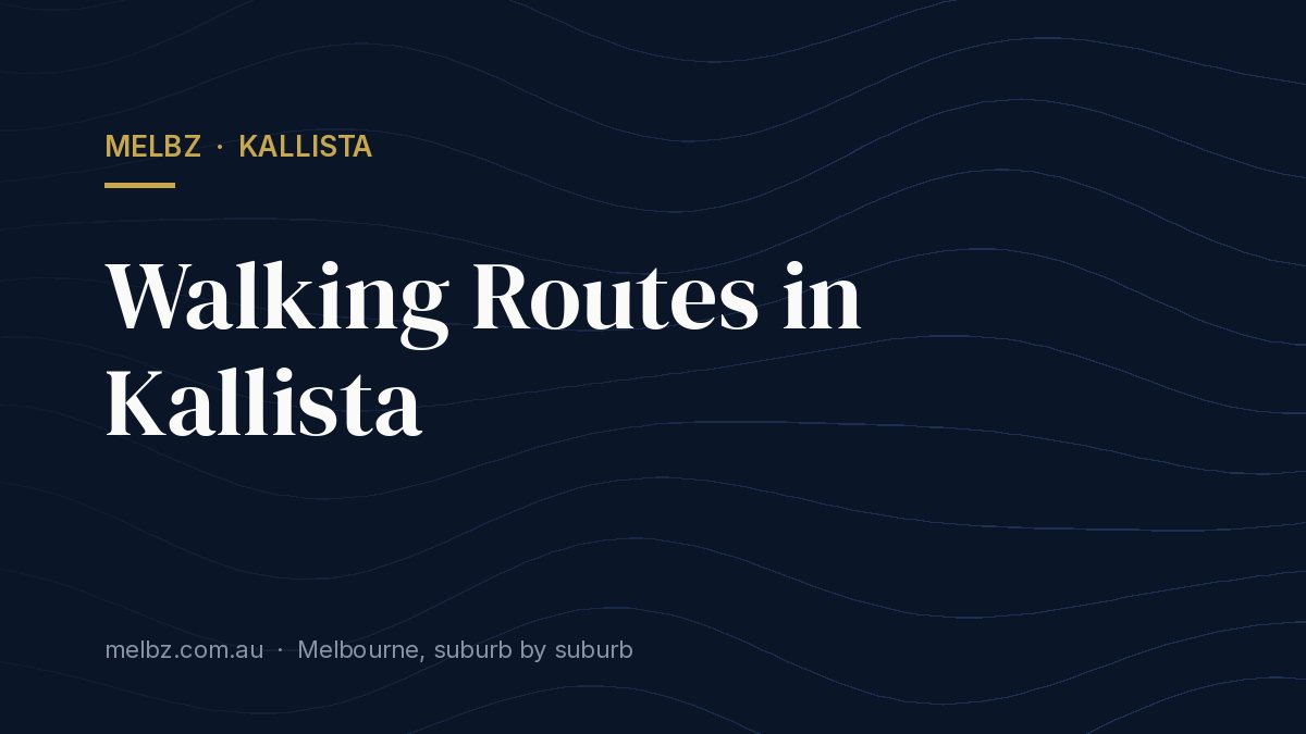 Title card: Walking Routes in Kallista