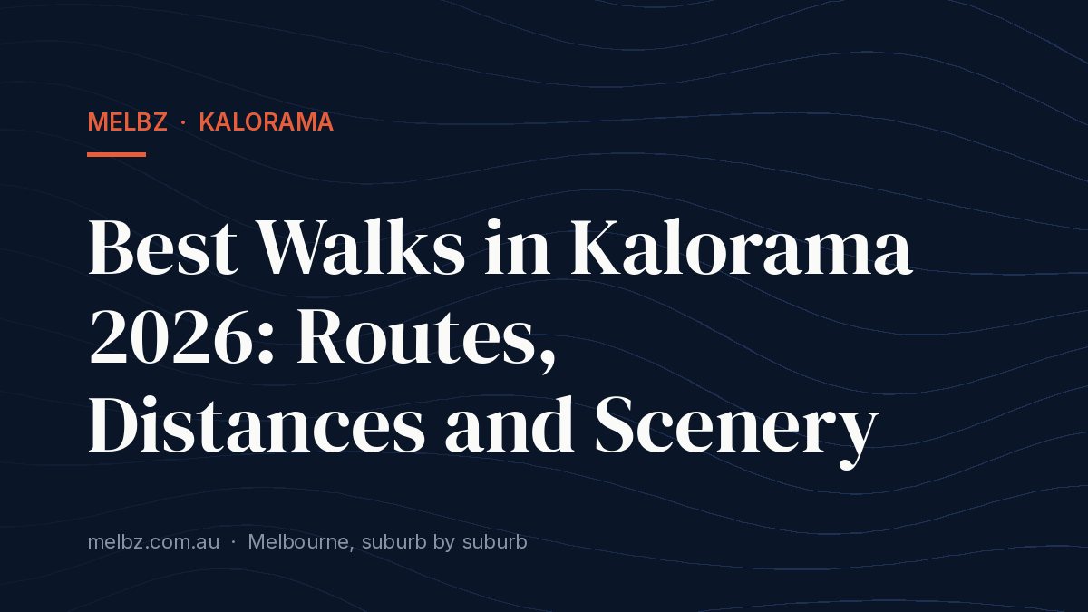 Title card: Best Walks in Kalorama 2026: Routes, Distances and Scenery