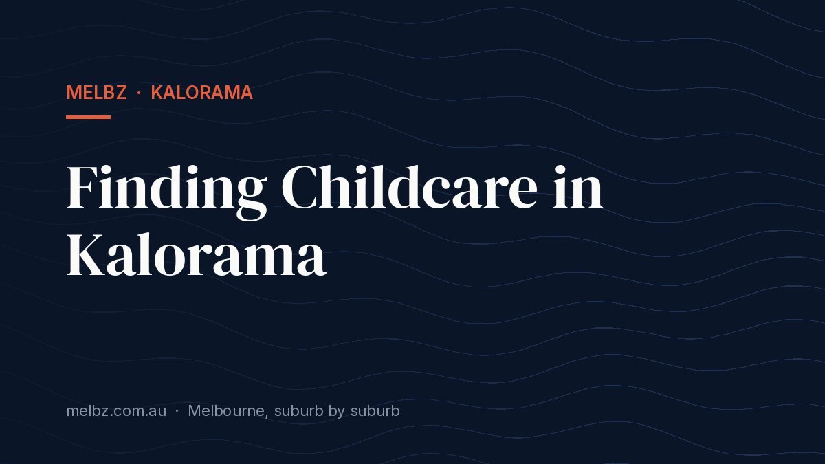 Title card: Finding Childcare in Kalorama