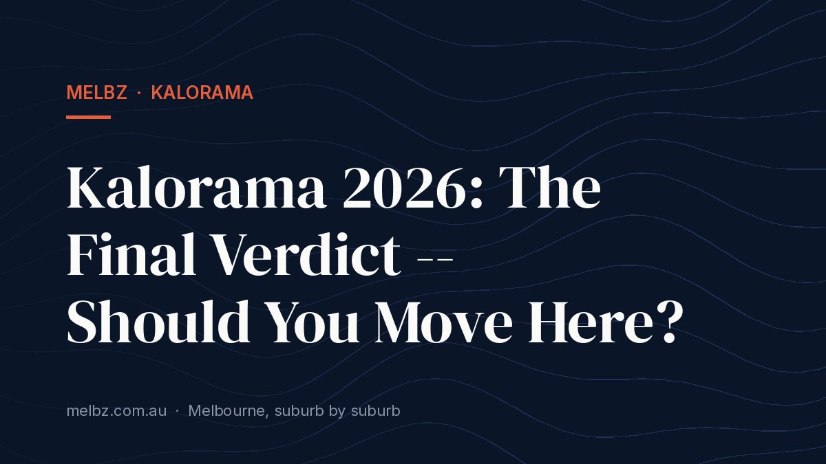 Title card: Kalorama 2026: The Final Verdict -- Should You Move Here?