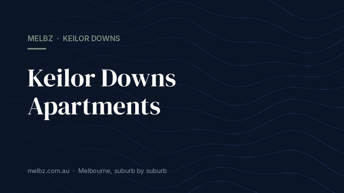 Title card: Keilor Downs Apartments
