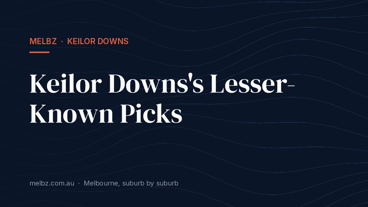 Title card: Keilor Downs's Lesser-Known Picks