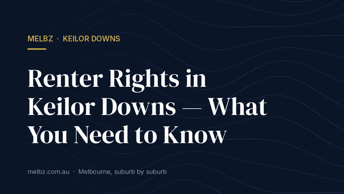 Title card: Renter Rights in Keilor Downs — What You Need to Know