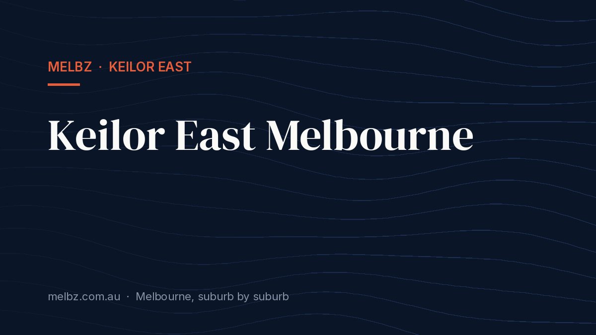 Title card: Keilor East Melbourne