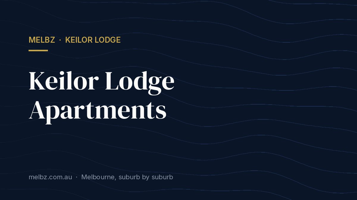 Title card: Keilor Lodge Apartments