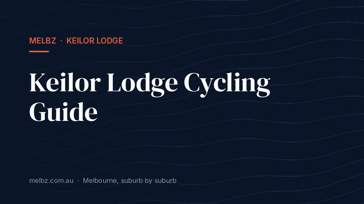 Title card: Keilor Lodge Cycling Guide